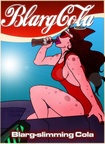 Blarg Cola poster Juicy Lucy