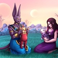 Commission - Beerus and Vanessa family