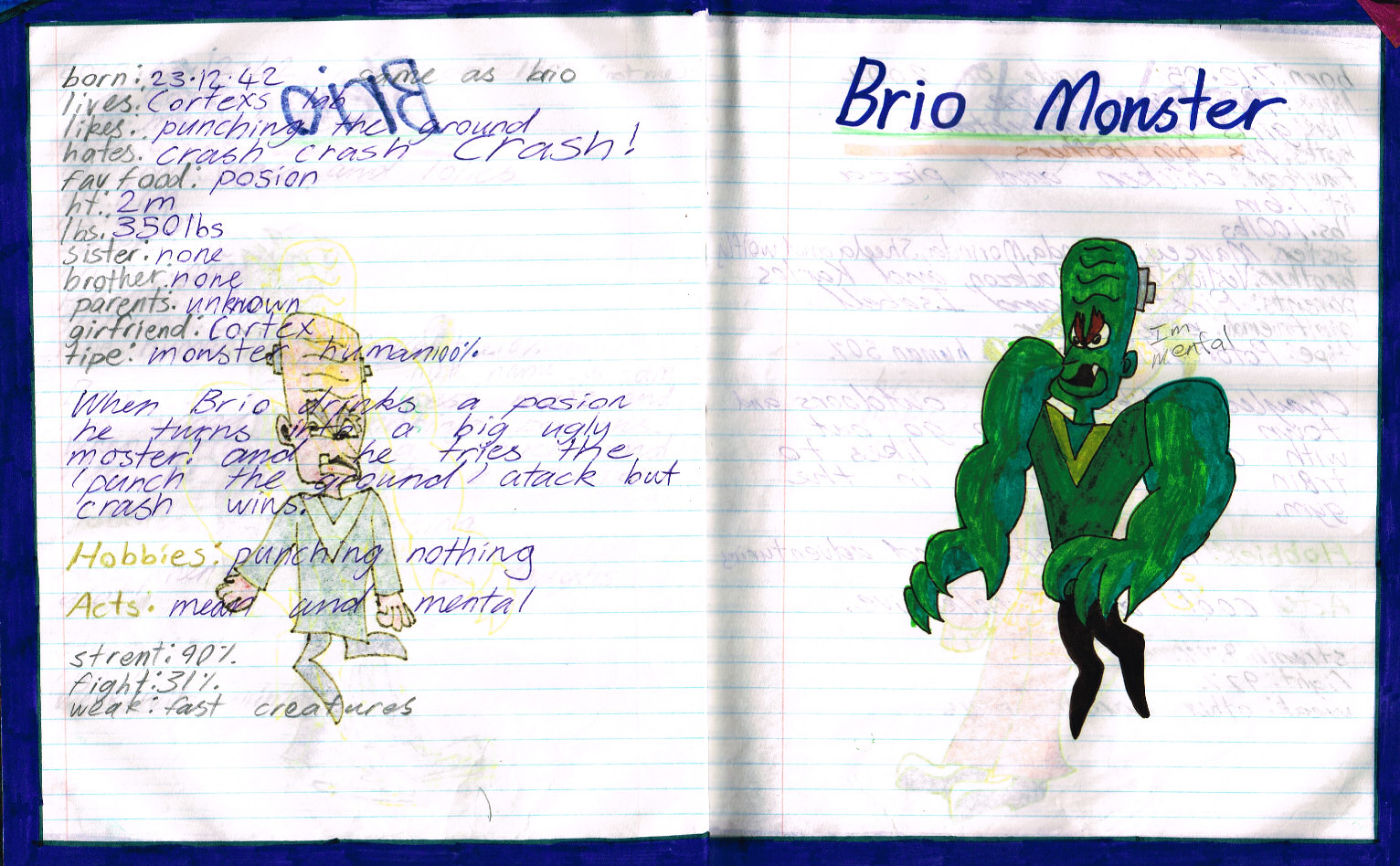 Character - Brio Monster