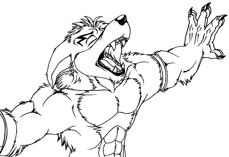 Lineart - Crunch yawning.png