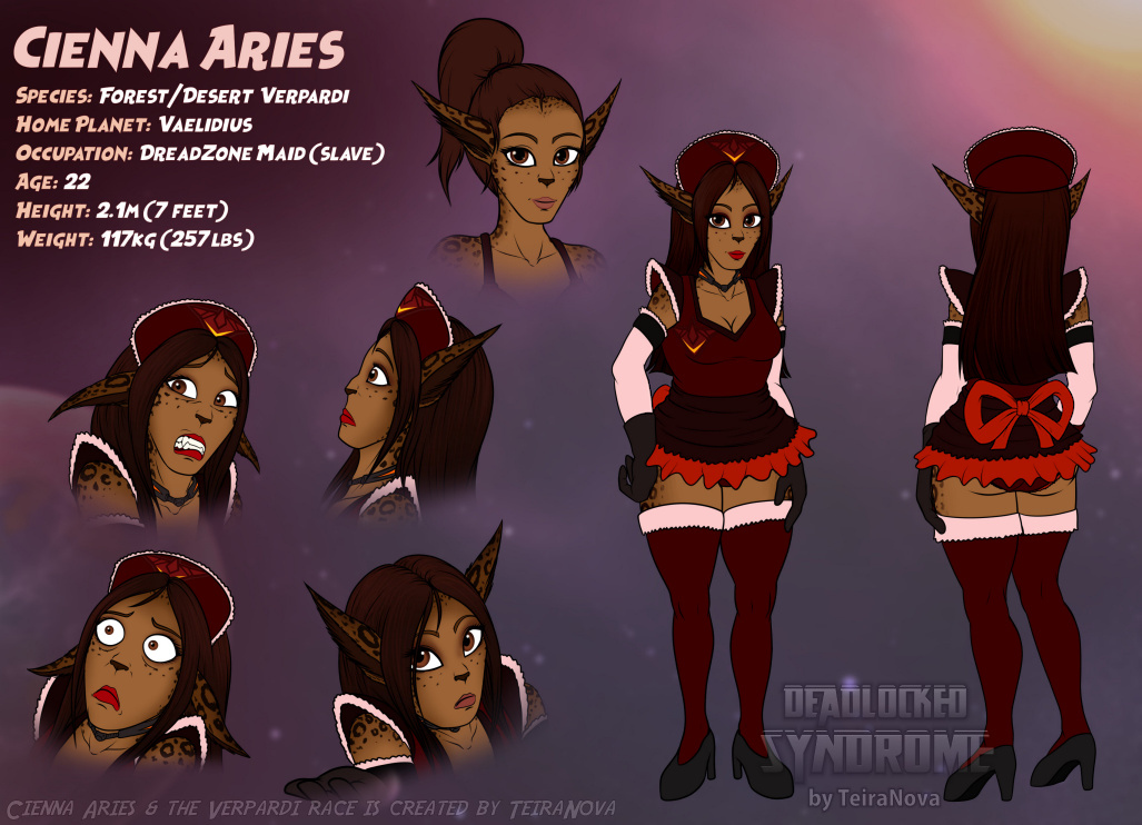 Reference sheet - Cienna Aries